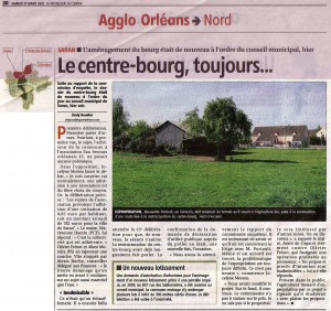 Article de la République du Centre du 17-03-2012